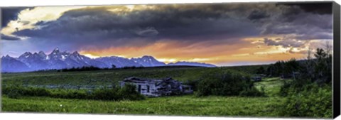 Framed Teton Mountains Print