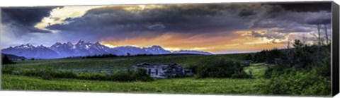 Framed Teton Mountains 2 Print