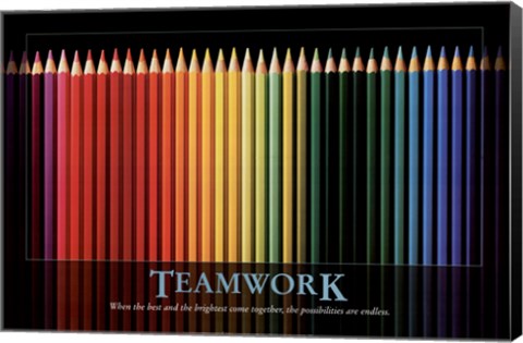 Framed Teamwork Print