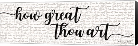 Framed How Great Thou Art Print