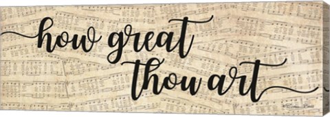 Framed How Great Thou Art Print