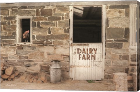 Framed Dairy Farm Print