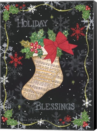Framed Holiday Blessings Print