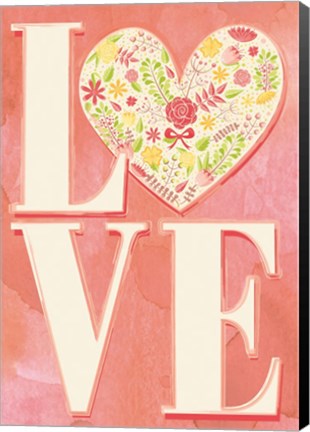 Framed Love Print