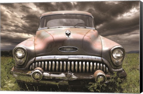 Framed Stormy Buick Print