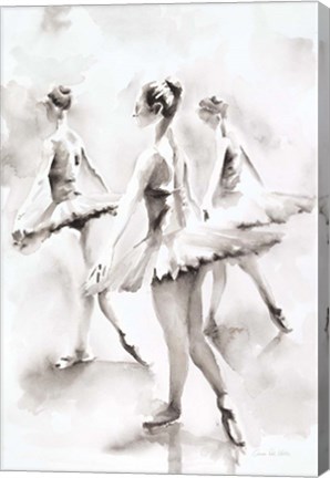 Framed Three Ballerinas Print