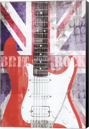 Framed Brit Rock One Print