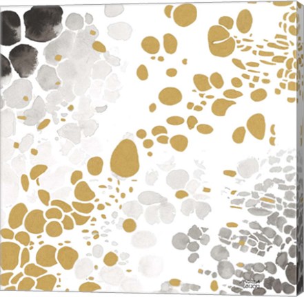 Framed Speckled Trio I Print