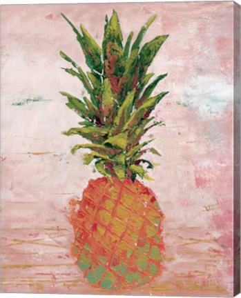 Framed Painted Pineapple II Print