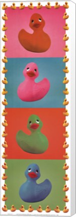 Framed Ducky Rainbow Print