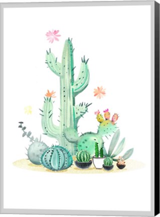Framed Cactus III Print