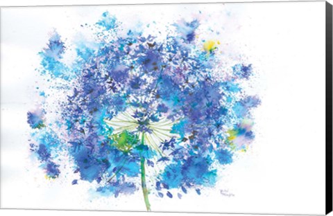 Framed Blue Allium Print