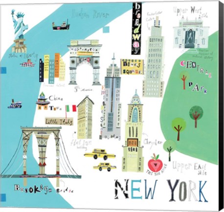 Framed New York City Print