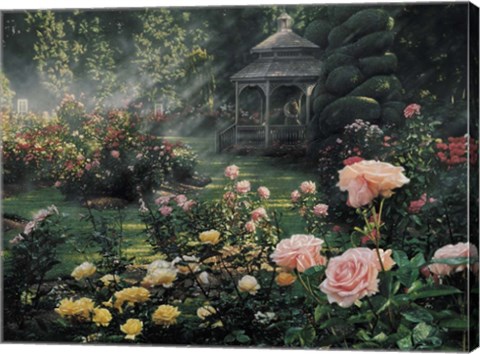 Framed Rose Garden - Paradise Found Print