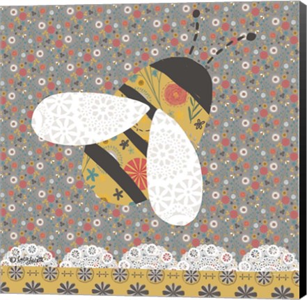 Framed Ditsy Bee Print