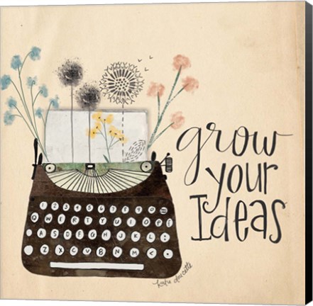 Framed Grow Your Ideas Print