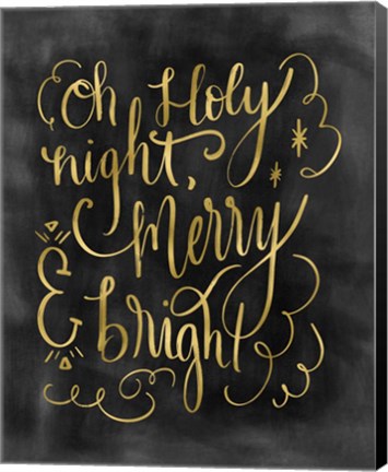 Framed Holy Night Print