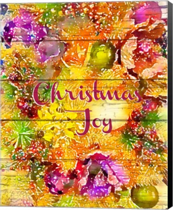 Framed Christmas Joy Print