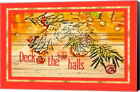 Framed Deck the Halls Print