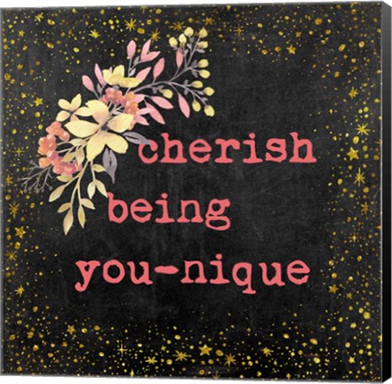 Framed Cherish Being You-nique II Print