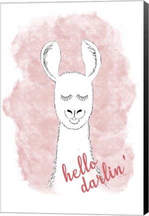 Framed Hello Darlin&#39; Print