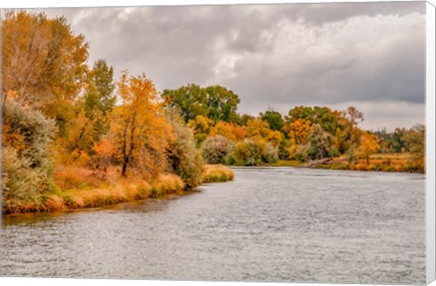 Framed Snake River Autumn III Print