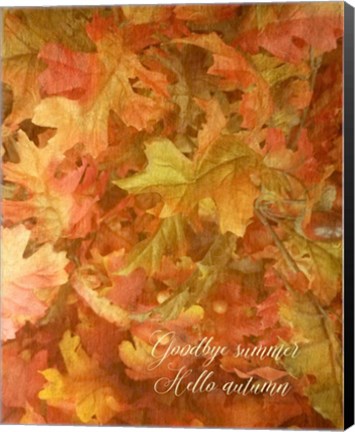 Framed Goodbye Summer Print