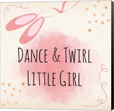 Framed Dance &amp; Twirl Print