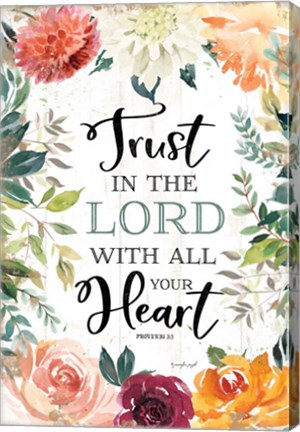 Framed Trust in the Lord Print