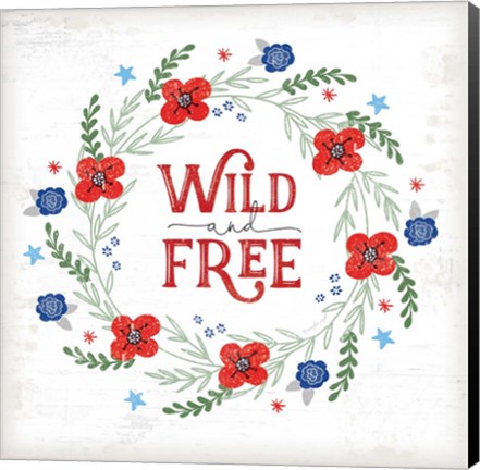 Framed Wild and Free Print