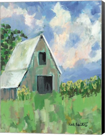 Framed June Fields Print