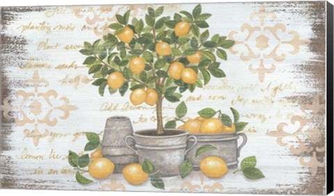 Framed Lemon Topiary Print