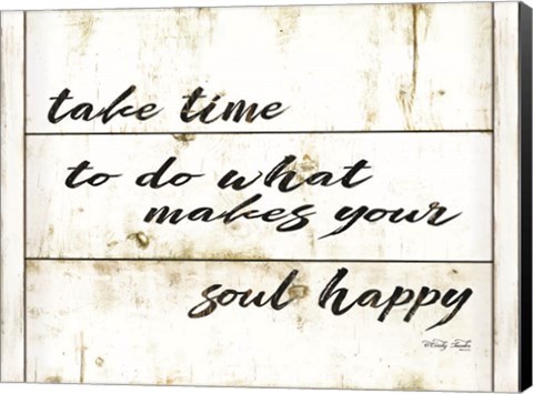 Framed Soul Happy Print