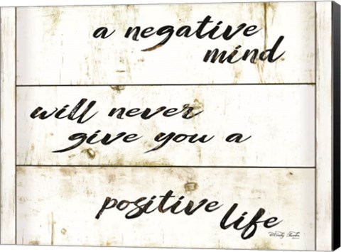 Framed Positive Life Print