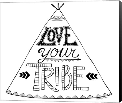 Framed Love Your Tribe Print