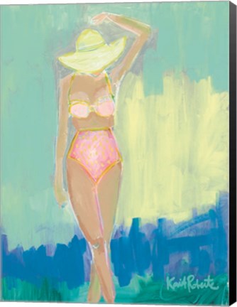 Framed Sunbather Series:  Summer Sway Print