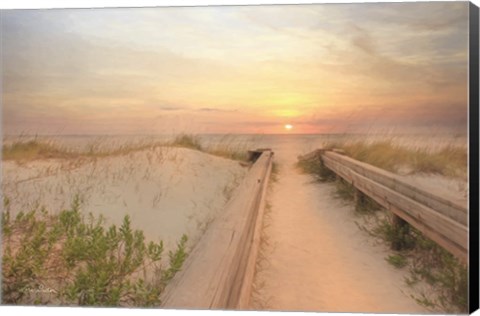 Framed Jacksonville at Daybreak Print