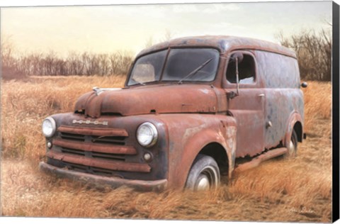 Framed Abandoned Dodge Print