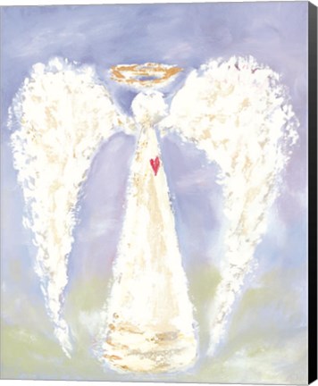 Framed Angel to Watch Over You Print