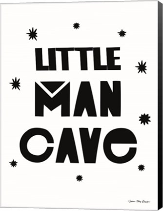 Framed Little Man Cave Print