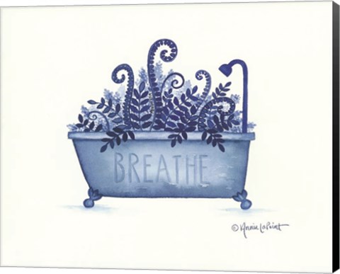 Framed Breathe Tub Print