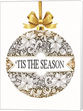 Framed &#39;Tis the Season Ornament Print