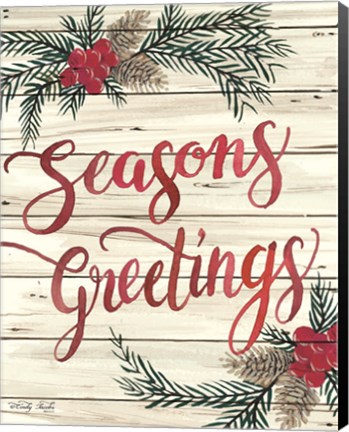 Framed Seasons Greetings Print