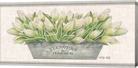 Framed Flowers &amp; Garden White Tulips Print