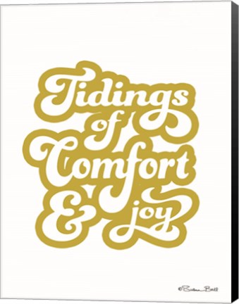 Framed Tidings of Comfort &amp; Joy Print