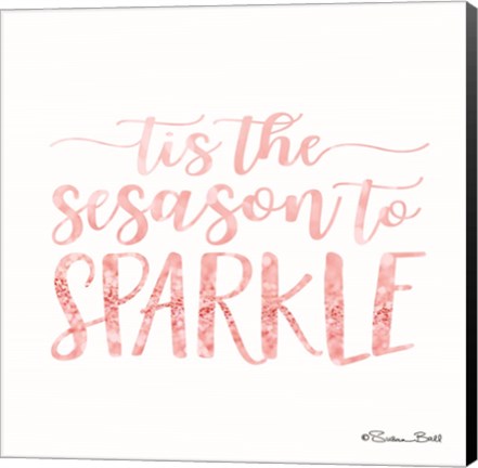 Framed Tis the Season to Sparkle Print