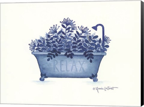 Framed Relax Tub Print