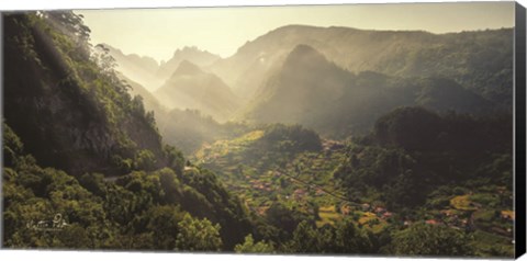 Framed Land of the Hobbits Print