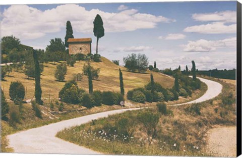 Framed Strada Bianca I Print