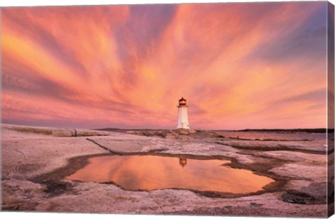 Framed Peggys Cove Nova Scotia Print